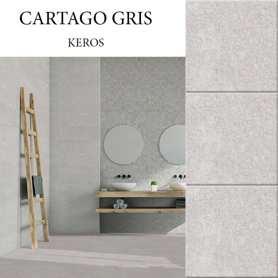 KEROS CARTAGO GRIS 45x45